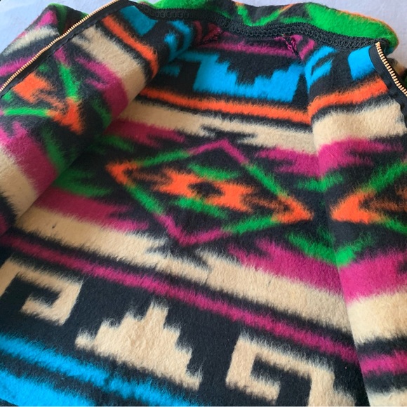 Vintage: Handmade Southwestern Blanket Shacket (Rare) - Picture 5 of 5